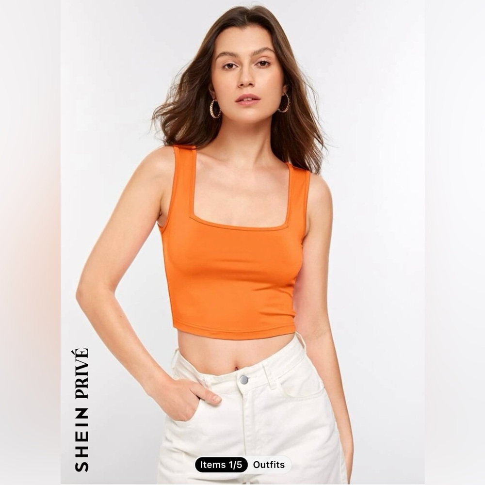 Privé Basic Crop Tank Top - Picture 3 of 5